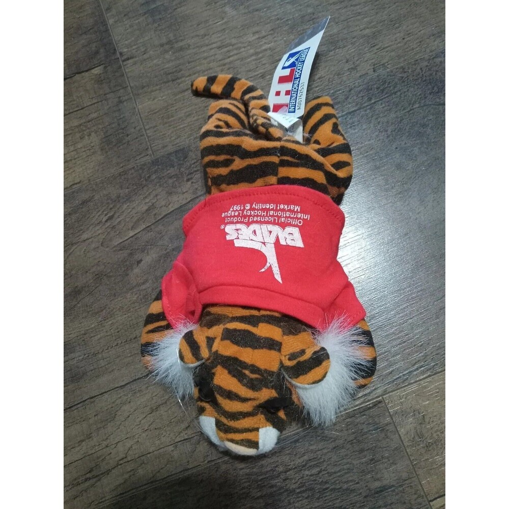 CE Blades International Hockey League Tiger Plush Toy 1997